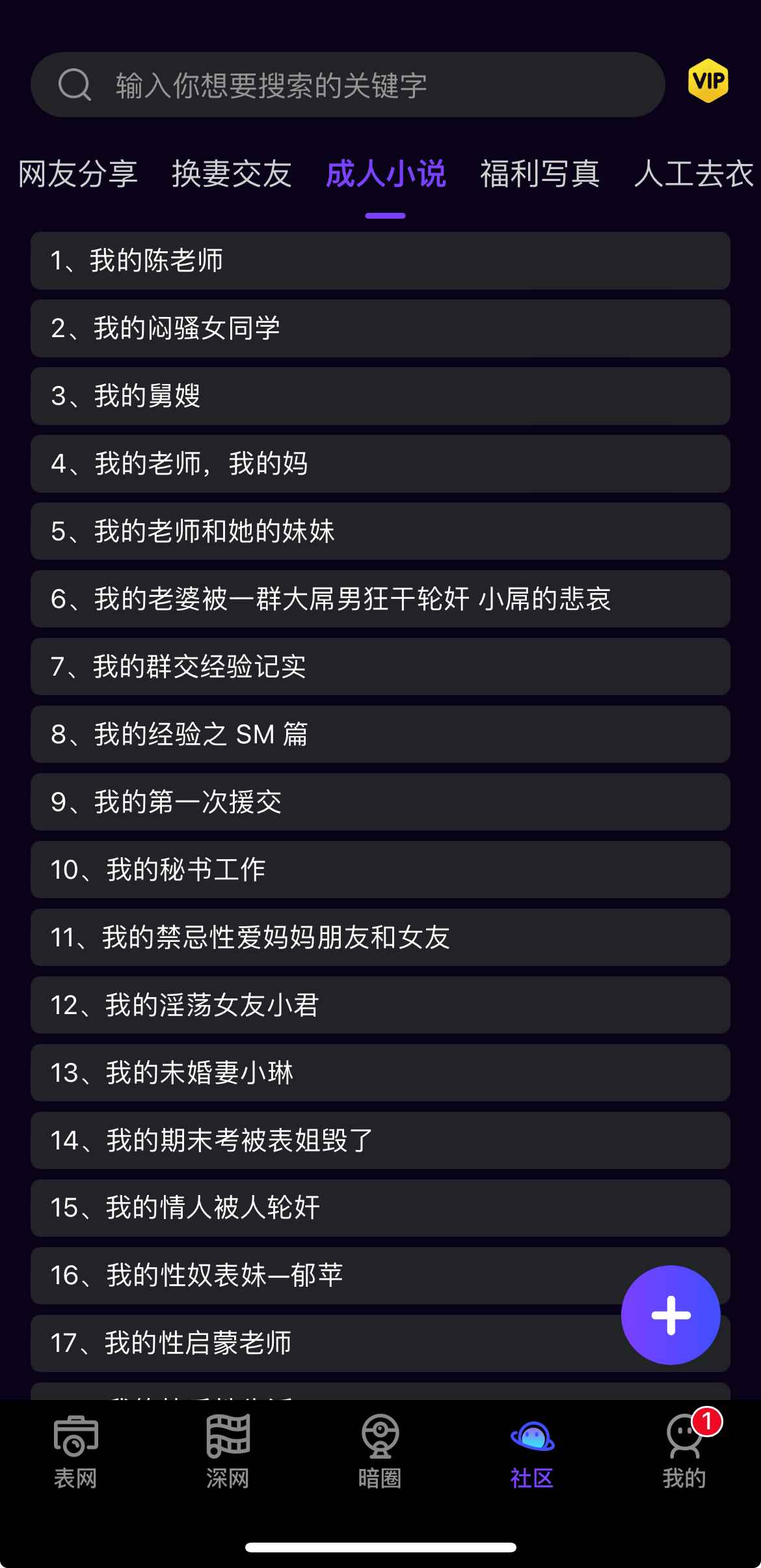 母狗园成人小说阅读社区